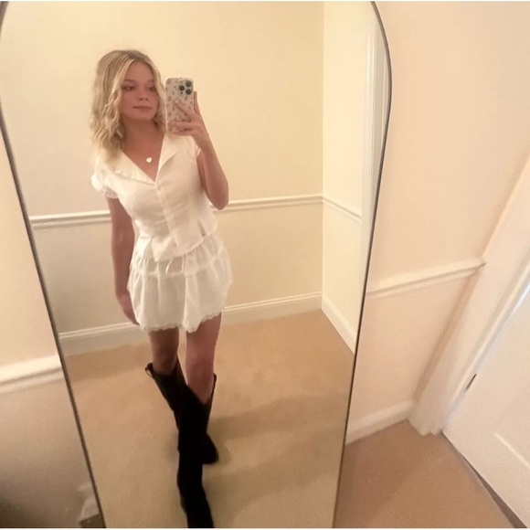 REFORMATION NWT Valetta White Set - Picture 4 of 16